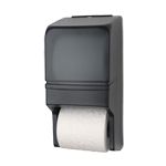 Palmer Fixture RD0025-01 Two Roll Standard Tissue Dispenser - Dark Translucent in Color