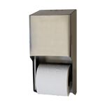 Palmer Fixture RD0325-09 Metal Two Roll Standard Tissue Dispenser - Brushed Stainless in Color