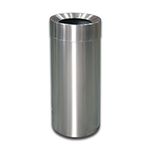 Imprezza SSFT26 Funnel Top Garbage Can - 26 Gallon Capacity - 15 7/8" Dia. x 32 1/8" H - Stainless Steel