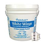 Stearns 813 White Wings Ultra Laundry Detergent Water Flakes 1 case of 2 pails with (50) 1.2 wt. Oz Packets - 1 Pack Per Load