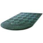 Crown Mats Super-Soaker Single Fan End Indoor Wiper/Scraper Mats With Fabric Edging - Standard Colors