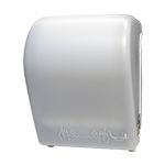 Palmer Fixture TD0201-03 Hands-Free Auto-Cut Roll Towel Dispenser - White Translucent in Color