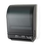 Palmer Fixture TD0207-01B Mechanical Auto-Cut Roll Towel Dispenser - 2" Core - Dark Translucent in Color