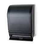Palmer Fixture TD0215-01 Auto-Transfer Push Bar Roll Towel Dispenser - Dark Translucent in Color