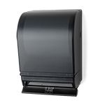 Palmer Fixture TD0215-02 Auto-Transfer Push Bar Roll Towel Dispenser - Black Translucent in Color