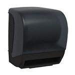 Palmer Fixture TD0235-02 INSPIRE Electronic Hands Free Roll Towel Dispenser - Black Translucent in Color