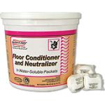 Stearns 796 Floor Conditioner and Neutralizer - 1 case of (2) pails with (90) .5 wt. oz. packets - 1 packet makes 3 gallons