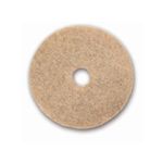 Glit/Microtron 13921 UHS Tan Burnishing Floor Pads - 21" Diameter - 1 Case of 5 Pads