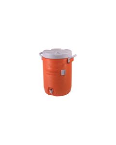 Rubbermaid 168501 Insulated Beverage Container, Orange - 14.75" L x 12.88" W x 18.88" H - 5 gallon capacity