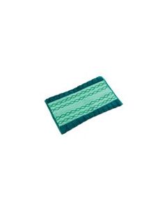 Rubbermaid 1791793 Double-Sided Microfiber Dust Mop - 17.5" L x 12" W x .5" H - Green in Color