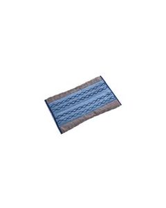 Rubbermaid 1791795 Double-Sided High Absorbency Mop Plus Microfiber Pad - 17.5" L x 12" W x 1" H - Blue in Color