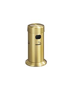 Glaro 4405BE Deluxe Table Top Smokers Post - 3.5" Dia. x 8" H - Satin Brass
