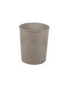 Witt Industries 5 Large Round Wastebasket - 49.6 Quart Capacity - 1 Pack of 3 - Black, Slate Or Almond