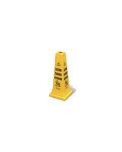 Rubbermaid 6277 Safety Cone 25 3/4" (65.4 cm) with Multi-Lingual "Caution" Imprint