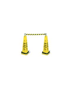 Rubbermaid 6287 Cone Barricade System Consists of: 6276, (1) Belt Cassette and (1) Double Weight Ring
