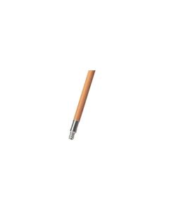 Rubbermaid 6364 Wood Handle, Threaded Metal Tip, Lacquered - 15/16" Dia. x 60" in Length