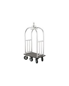Glaro 8860 Signature Collection Bellman Cart with 6 Wheels - 41.5" L x 25" W x 78" H - Your choice of color