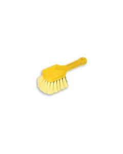 Rubbermaid 9B29 Short Plastic Handle Utility Brush, Synthetic Fill - 8" in Length - 2" Trim