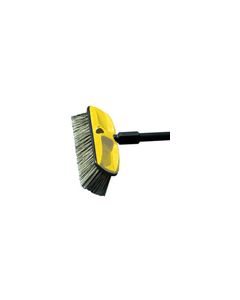 Rubbermaid 9B37 Wash Brush, Plastic Block, Flagged Synthetic Fill - 10" in Length - 2 1/2" Trim Length