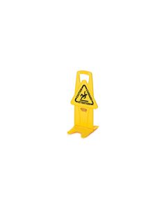 Rubbermaid 9S09 Stable Safety Sign with "Caution" Imprint, English, Spanish, French