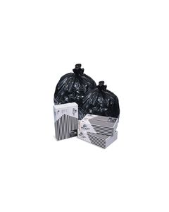 Pitt Plastics B72410DK BlackStar Black Trash Bags - 24 x 23 - 10 Gallon Capacity - Light Duty - .35 Mil - 1000 per case - Flat Pack