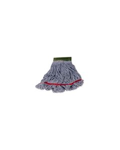 Rubbermaid C152-06 Swinger Loop Wet Mop - Medium - 5" Green Headband