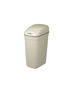 Nine Stars DZT-33-1GY Infrared Touchless Waste Receptacle - 8.7 Gallon Capacity - 14 3/5" L x 10 2/5" W x 25 3/8" H - Gray in Color