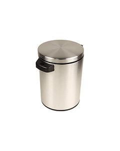 Nine Stars DZT-5-1 Infrared Touchless Waste Receptacle - 1.3 Gallon Capacity - 10" L x 8 1/2" W x 11 1/5" H - Stainless Steel