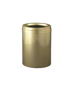 Glaro F2037GB Value Funnel Top Receptacle - 41 Gallon Capacity - 20" Dia. x 31" H - Gloss Brass