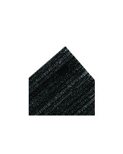 Crown Mats Economy Gym-Dandy Vinyl Sponge Runner Mat - Black in Color