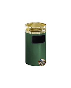 Glaro H2003 Canopy Top Receptacle with Sand Tray - 17 Gallon Capacity - 20" Dia. x 42" H - Assorted Colors