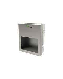 Palmer Fixture EcoStorm Recessed High Speed Automatic Hand Dryer - Brushed Stainless Steel