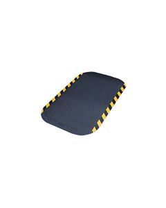 Hog Heaven 424 Anti-Fatigue Mat for Indoor Wet/Dry Environments Mats with Striped Border - 7/8" Thick