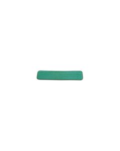 Rubbermaid Q412 18" Microfiber Dry Room Pad - Green in Color