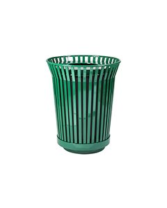 Witt Industries RC3610 River City Waste Receptacle - 36 gallon capacity - 28.25" Dia. x 34.9" H - Black, Brown or Green