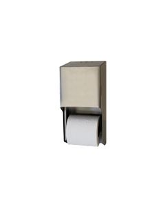 Palmer Fixture RD0325-09 Metal Two Roll Standard Tissue Dispenser - Brushed Stainless in Color