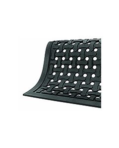 Crown Mats 648 Safe-Flow Plus Grease Proof Mat for Oily Indoor Areas - Black in Color