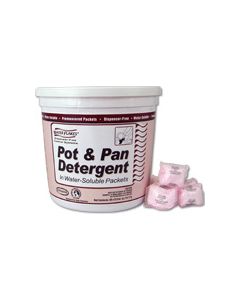 Stearns 817 Pot and Pan Detergent Water Flakes 1 case of 2 pails with (90) .5 wt. Oz Packets - 1 Pack Makes 5 Gallons Of Product