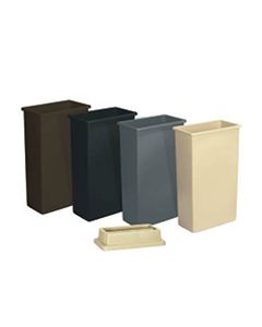 Continental 8323 Rectangle Wall Hugger 23 Gallon Container