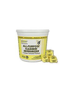 Stearns 793 All-Purpose Cleaner/Deodorizer - 1 case of (2) pails with (90) .5 wt. oz. packets - 1 packet makes 3 gallons