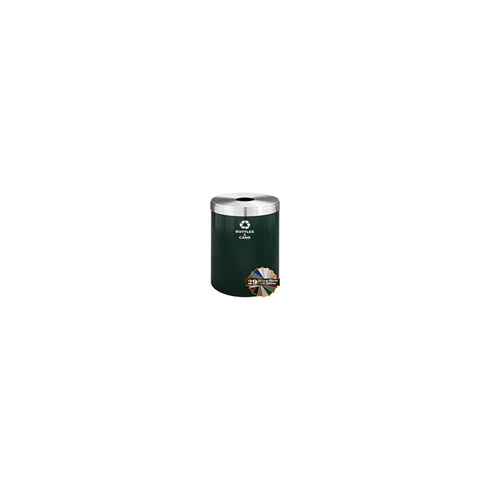 Glaro B2042 "RecyclePro Value" Receptacle with Round Opening - 41 Gallon Capacity - 20" Dia. x 30" H - Assorted Colors
