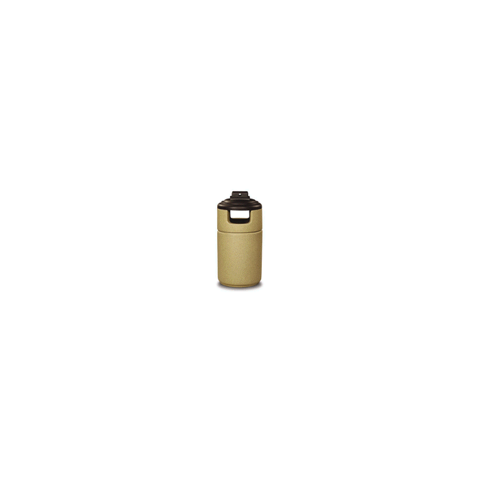 FGC2446WU Cornerstone Series Weather Urn Top Waste Receptacle - 40 Gallon Capacity - 24" Dia. x 49" H - Disposal Opening is 10.5" W x 7" H
