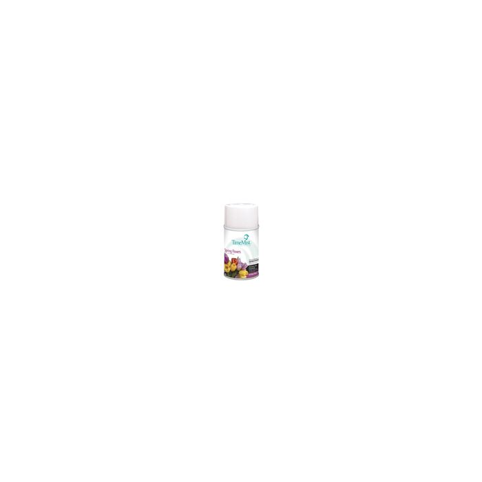 TimeMist 30-Day Premium Air Freshener Refill - 1 case of 12 cans - 5.3 oz. can - Spring Flowers