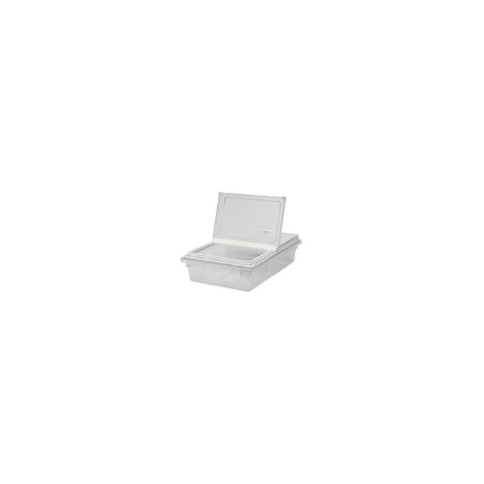 Rubbermaid 3311 26" x 18" ProSave Dual Action Food Box Lid - Clear in Color