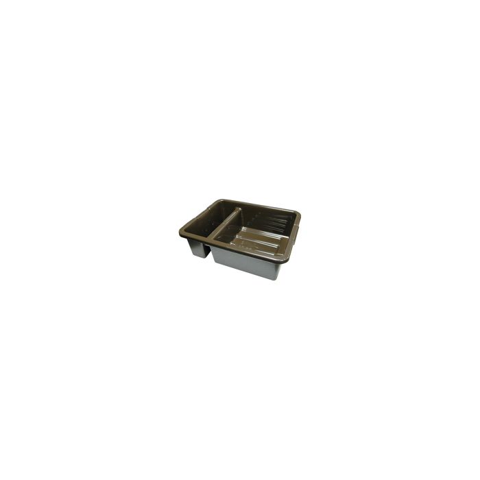 Rubbermaid 3350 Divided Bus/Utility Box - 21.5" L x 17.13" W x 7" H - 7 gallon capacity