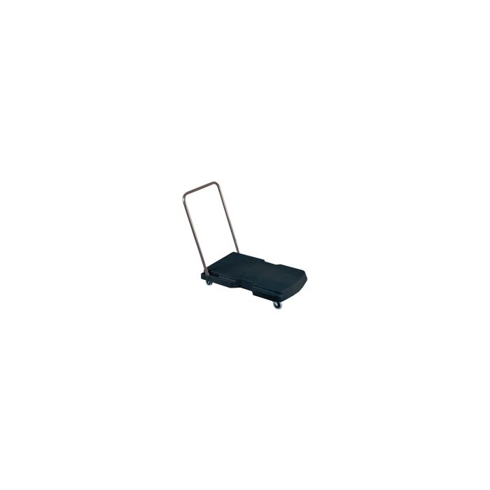 Rubbermaid 4400 Triple Trolley, Utility Duty with Straight Handle and 3" Casters - 32.5" L x 20.5" W - 250 lb capacity