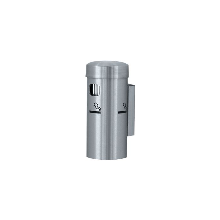 Glaro 4400SA Deluxe Wall Mounted Smokers Post - 3.5" Dia. x 8" H - Saint Aluminum