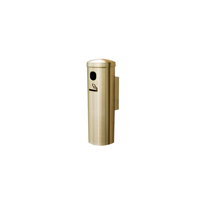Glaro 4401BE Deluxe Wall Mounted Smokers Post - 3.5" Dia. x 12" H - Saint Brass