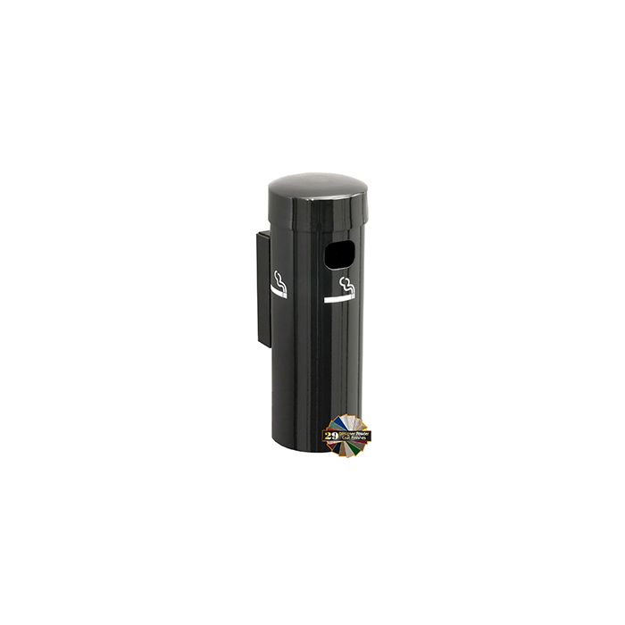 Glaro 4401 Deluxe Wall Mounted Smokers Post - 3.5" Dia. x 12" H - Assorted Colors