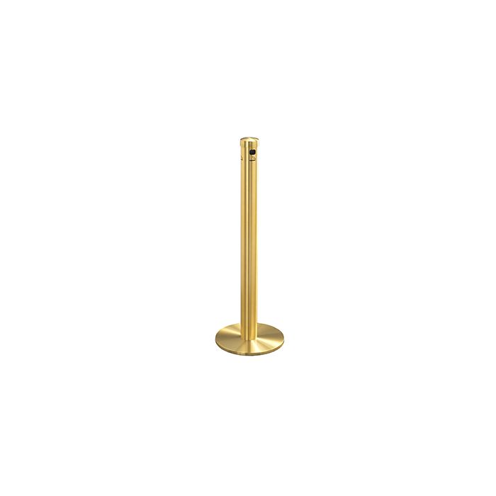 Glaro 4403BE Deluxe Free Standing Smokers Pole - 3.5" Dia. x 42" H - Satin Brass